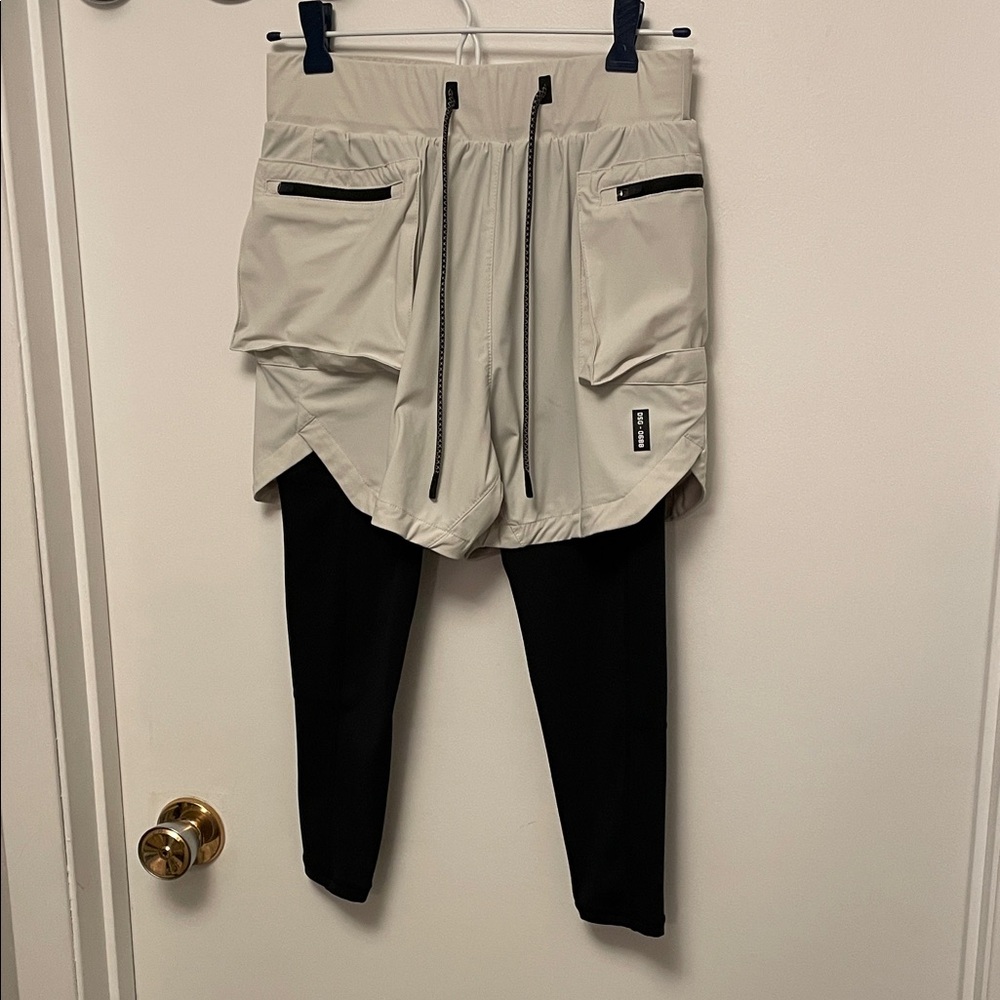 Men’s ASRV Dsg-0688 Two In One Workout Shorts Size XS